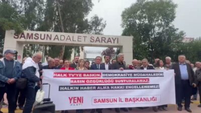 YENİ Parti Samsun İl Örgütü, Halk TV’ye kayyım atanmasını Samsun