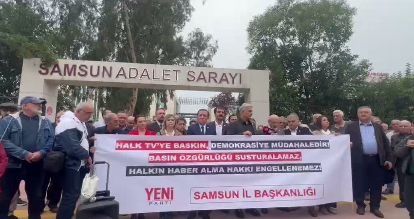 YENİ Parti Samsun’dan Halk TV’ye kayyım atanmasına tepki YENİ Parti Samsun İl Örgütü, Halk TV’ye kayyım atanmasını Samsun