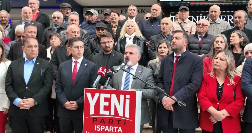 AK Parti Isparta Milletvekili Osman Zabun’un “hırsız” sözlerine YENİ Parti