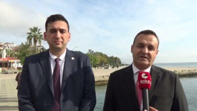 YENİ Parti Sinop Milletvekili Barış Karadeniz ve İl Başkanı Aykut