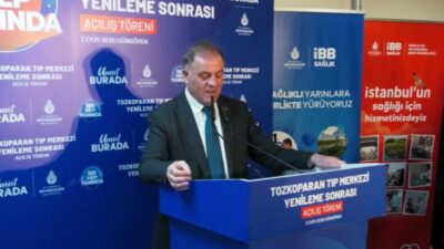 İBB Başkanvekili Nuri Aslan, deprem güçlendirmesi ve kapsamlı tadilatı tamamlanarak