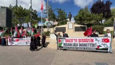 Yozgat Filistin Platformu, İsrail'in son üç yıldaki Gazze saldırılarını protesto