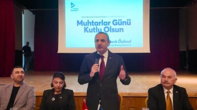 Yüreğir Belediye Başkan Vekili Tarık Özünal, "19 Ekim Muhtarlar Günü"