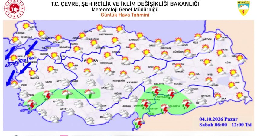 Meteoroloji Genel Müdürlüğü, yurt genelinde hava sıcaklıklarının mevsim normallerinin altında