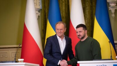 Ukrayna Cumhurbaşkanı Volodimir Zelenski, Polonya Başbakanı Donald Tusk ile görüştü.