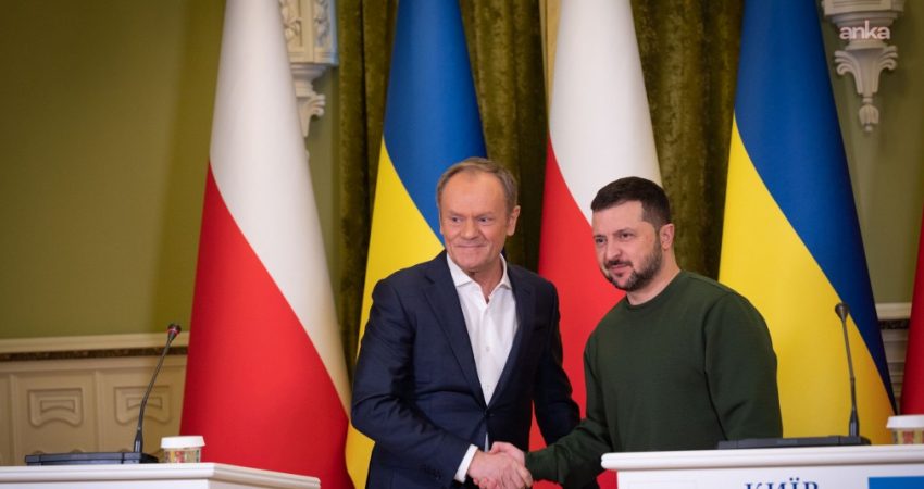Ukrayna Cumhurbaşkanı Volodimir Zelenski, Polonya Başbakanı Donald Tusk ile görüştü.